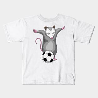 Opossum Soccer player Soccer Kids T-Shirt